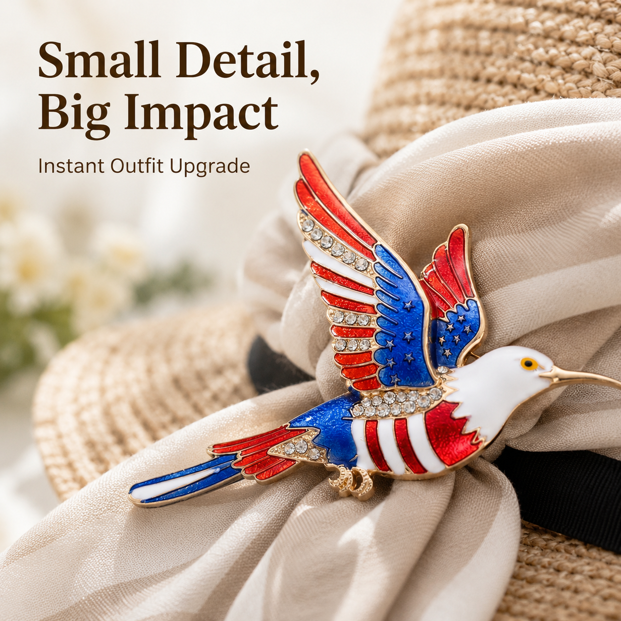 🗽 Buy 1, Get 1 Free 🔥 250th Anniversary Brooch of the Founding of the United States