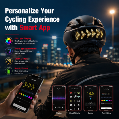 🚴SLSHINING Smart LED Cycling Helmet