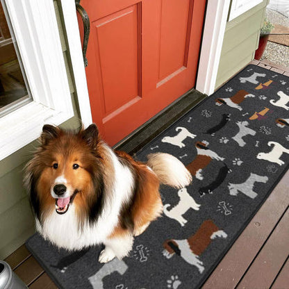 Original Design Pet Paw Runner Rug - Non-Slip Durable