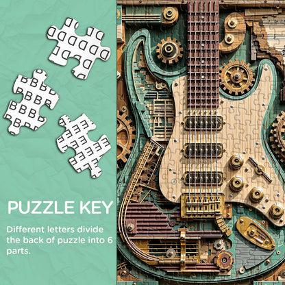 🎸🧩Gears & Strings Jigsaw Puzzle 1000 Piece