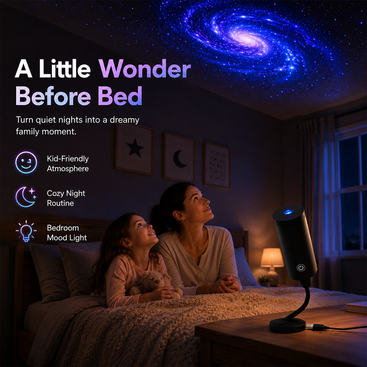 ✨ Plug-and-Play HD Star Projecto