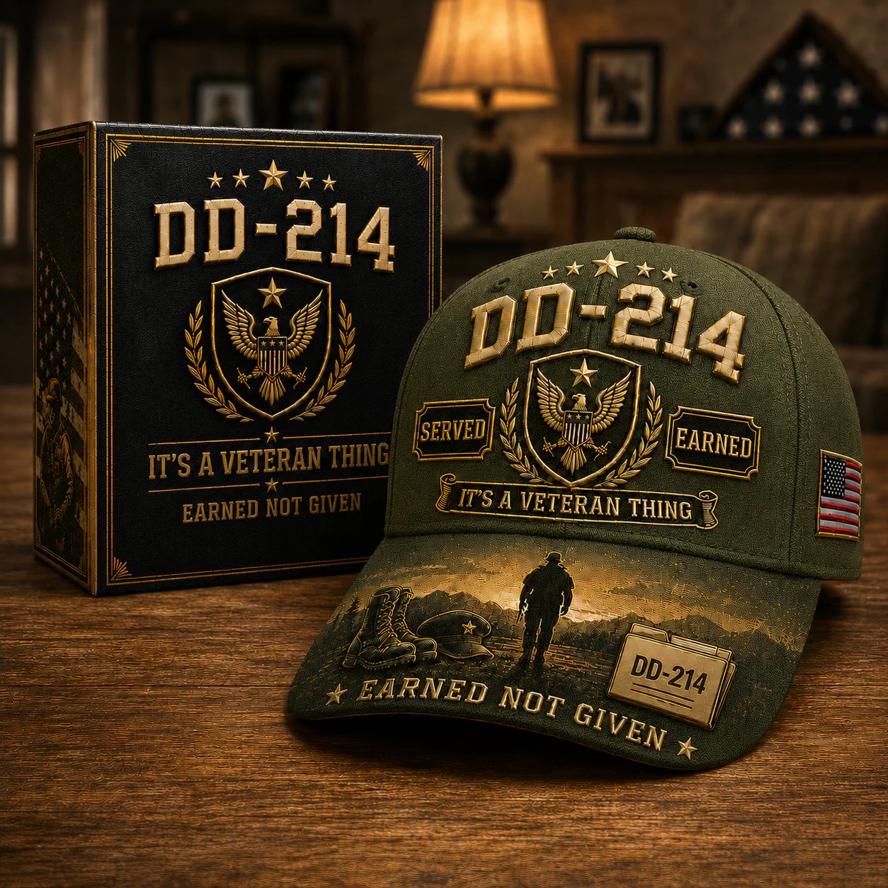 🔥LAST DAY 50% OFF - 🎖️DD-214 Served Earned Commemorative Cap(Breathable & Lightweight Comfort & Unisex Fit)