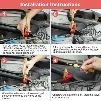 🔥🚗Home & Auto AC Valve Core Remover Installer Tool 💨