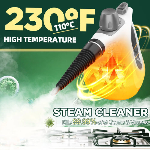 Effortless Deep Cleaning 🔥 The Ultimate 12-in-1 Handheld Steam Cleaner for a Chemical-Free Home🎁