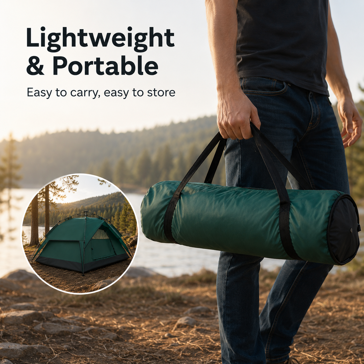 ✨Instant Pop-Up Camping Tent | Waterproof Lightweight Outdoor Ten