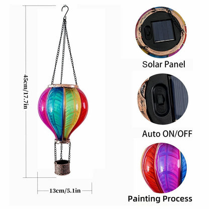 🔥Solar Hanging Rainbow Balloon Lantern🎈