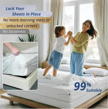 🛏️ No Slip Sheet Holders – Stay Secure All Night | Only $4.99 Each