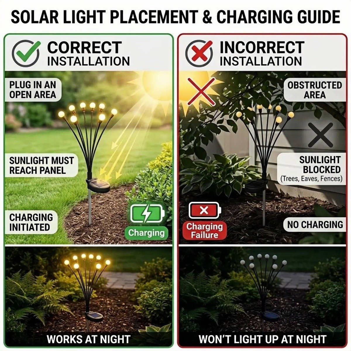 🎉NEW ARRIVAL-49% OFF✨🌿 Solar Firefly Glow Stakes – 32/48LED Garden Lights That Dance in the Breeze