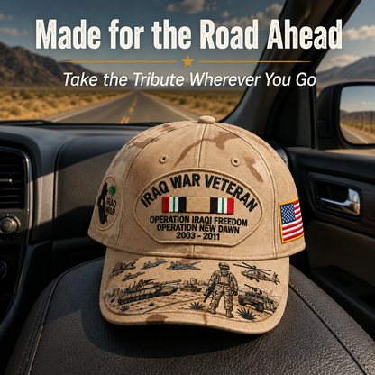 🇺🇸 Last Day Promo: 49% OFF 🎖️ - Iraq War Veteran Tribute Cap