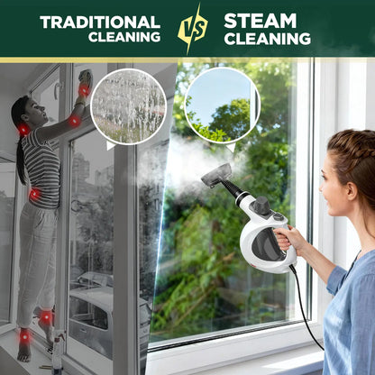 Effortless Deep Cleaning 🔥 The Ultimate 12-in-1 Handheld Steam Cleaner for a Chemical-Free Home🎁
