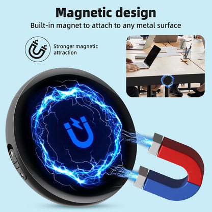Ultra Magnetic Voice Recorder-One-Touch Recording,Record continuously for 96 hours,HD Noise Reduction,Long Battery,Large Storage,Include OTG adapter