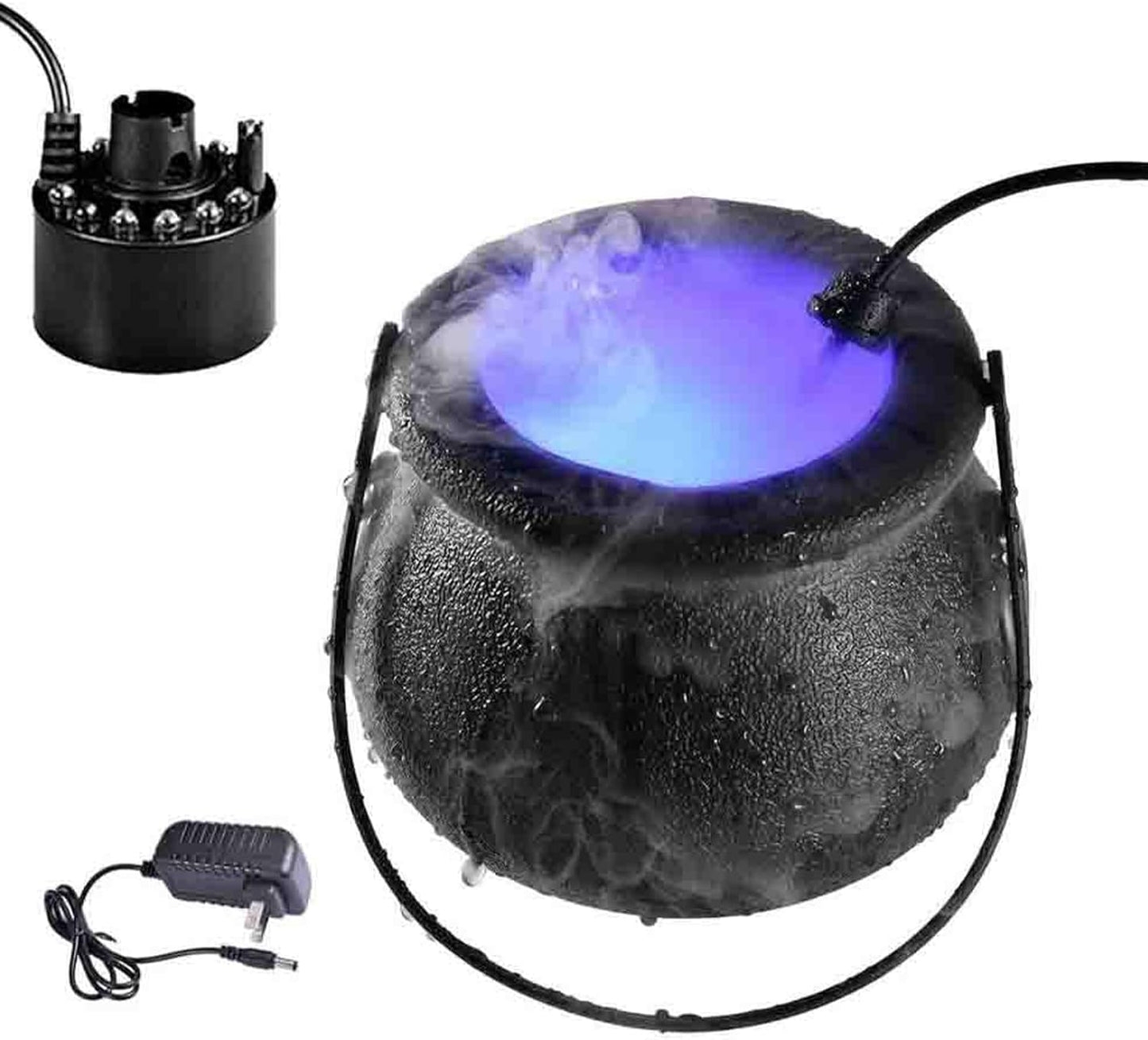🧙‍♀️✨Magic Bubbling Witch Cauldron Mist Maker with Color-Changing Lights 🎃