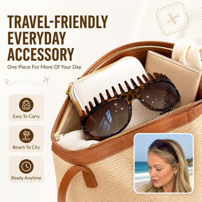 🔥50% OFF TODAY😎 2-in-1 Tortoiseshell Sunglasses Headband