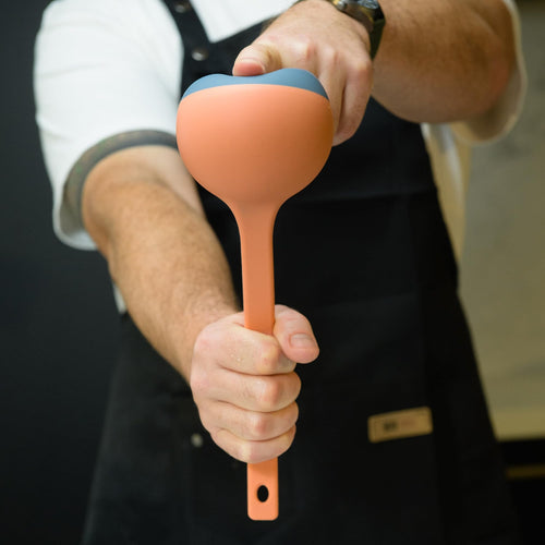 Flexible Silicone Spatula Ladle – Soft Edge for Pots & Pans