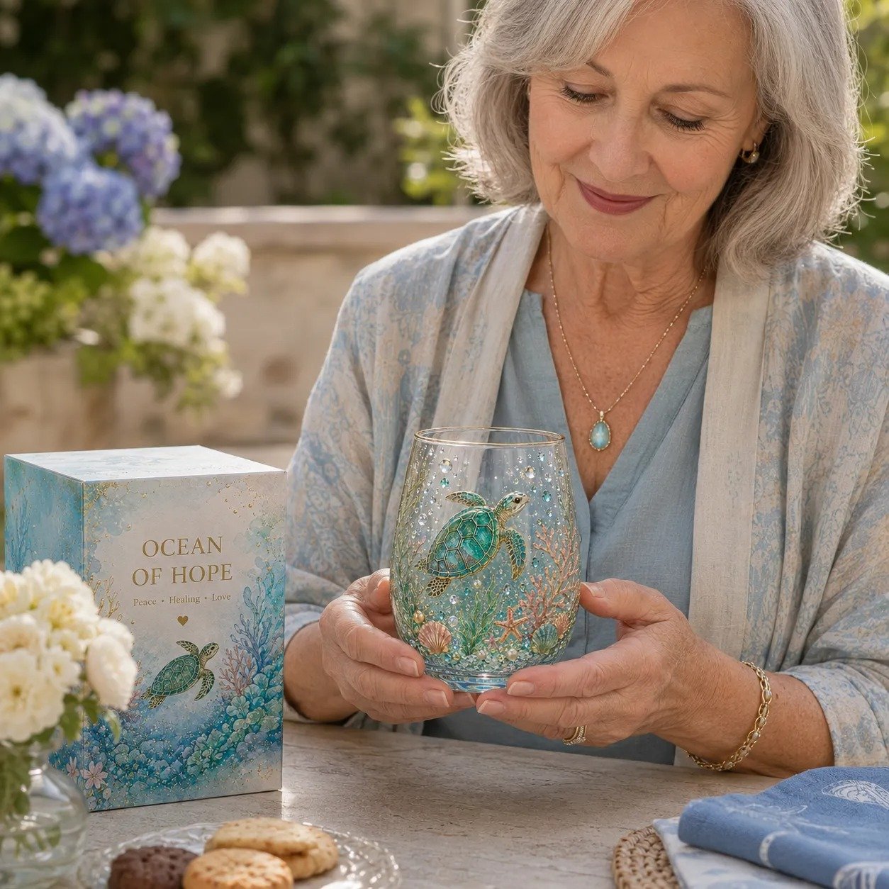 🔥LAST DAY 50% OFF - 🌸🌿 Limited Edition 2026 Garden Morning Bliss Glass Tea Cup☀️☕