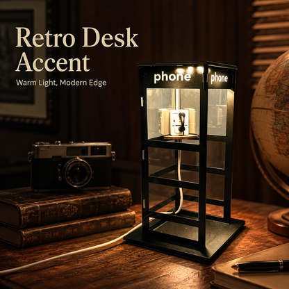 🔥Last Day 49% OFF - ☎️Retro Vintage Tall PhoneBooth Lamp