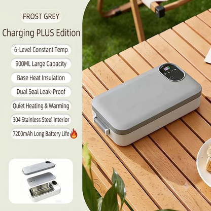📢📢50% off now！🍱⚡ Portable electric lunch box with self-heating 🔋🌡️