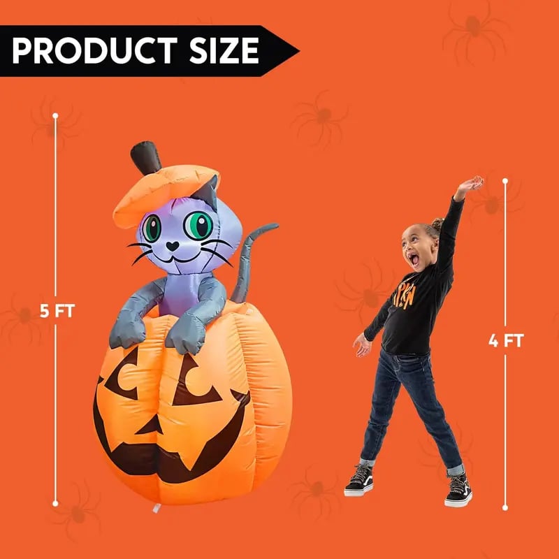 5FT Halloween Inflatables Outdoor Decorations