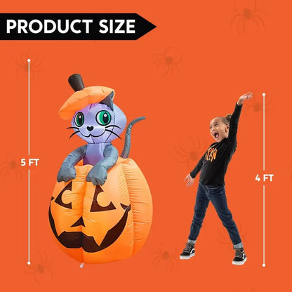 5FT Halloween Inflatables Outdoor Decorations