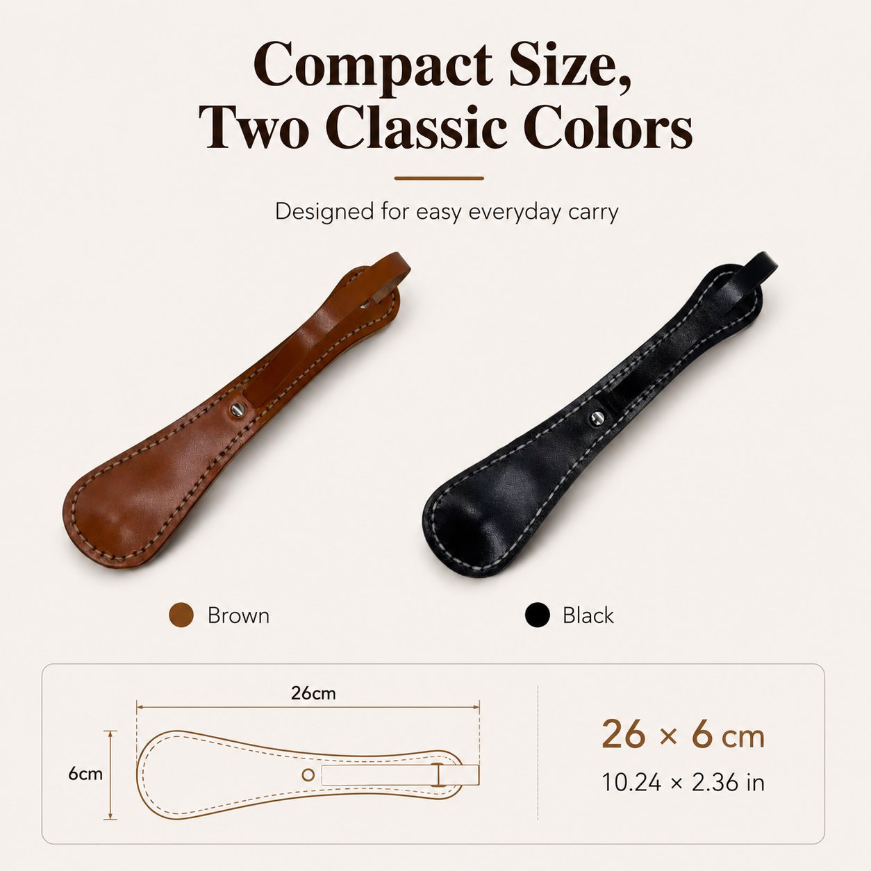 Top-Grain Leather Personal Safety Slap