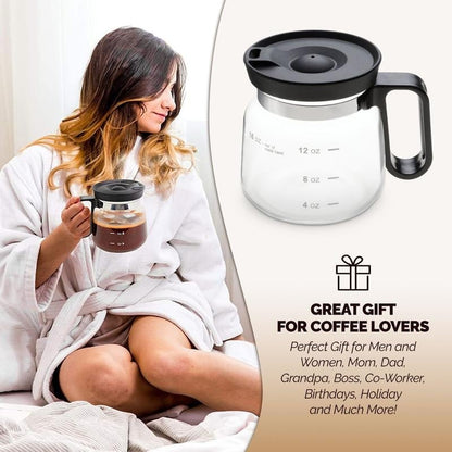 💕 46% OFF💖☕ 16 Oz Glass Coffee Mug – Coffee Pot Style