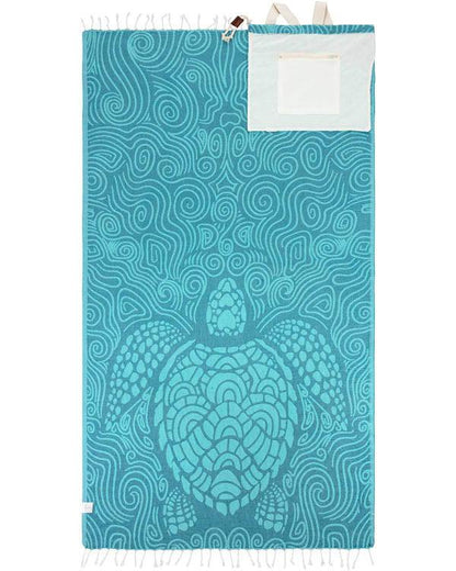 2-in-1 Sand-Free Towel Backpack | 100% Organic Cotton
