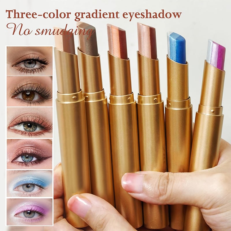 😍 Trending Now – 3 Color Eyeshadow Stick | Create Stunning Gradient Eyes Instantly