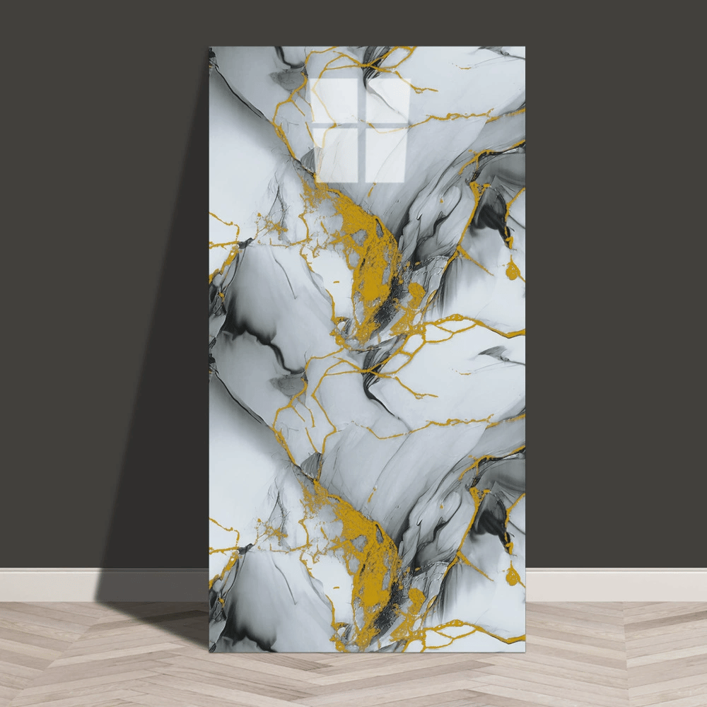 10 Pcs Marble Peel and Stick Waterproof Wall Panels🔥