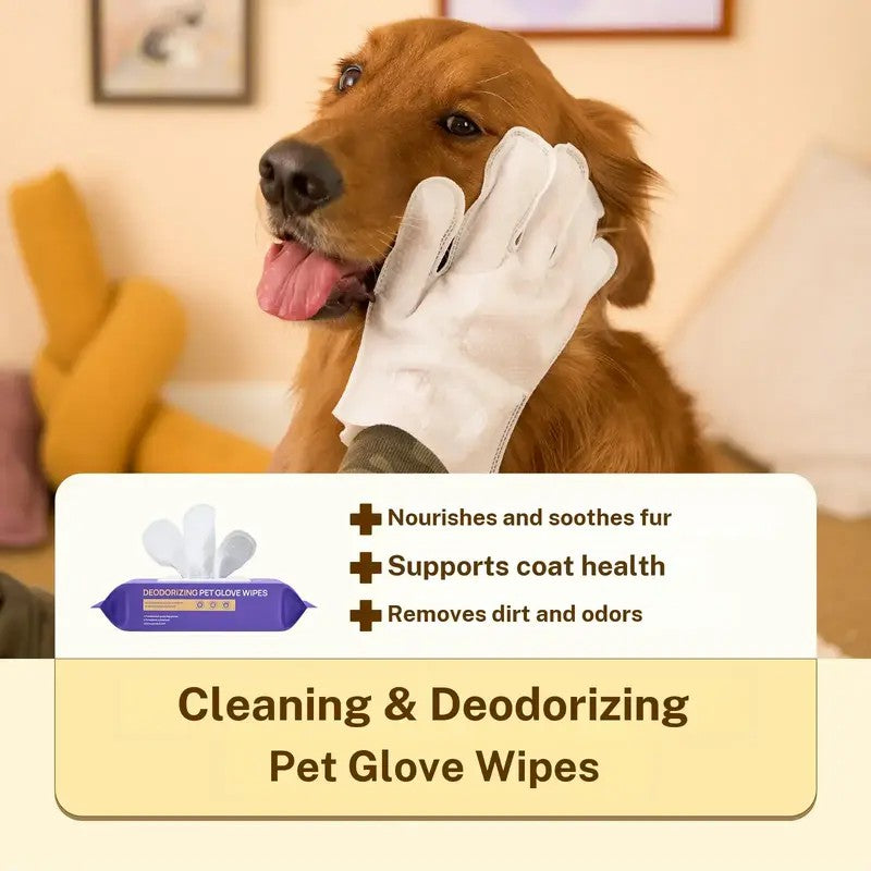 🏆 [BEST SELLER] 5-Minute "No-Rinse" Pet Grooming Gloves for gentle cleaning