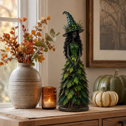 🔥🧙Enchanted Autumn Witch Figurine (✨2026 Limited Edition)