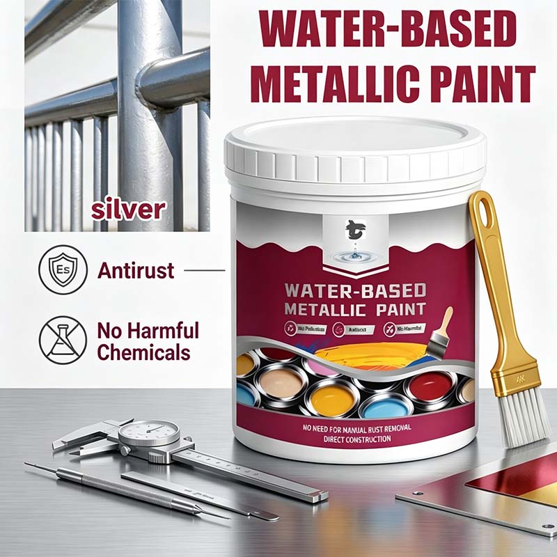 🔥Hot Sale 49% OFF🔥 Rust Converter & Metallic Paint – Stops Rust, Ready to Paint🛡️