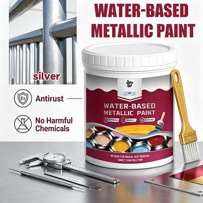 🔥Hot Sale 49% OFF🔥 Rust Converter & Metallic Paint – Stops Rust, Ready to Paint🛡️