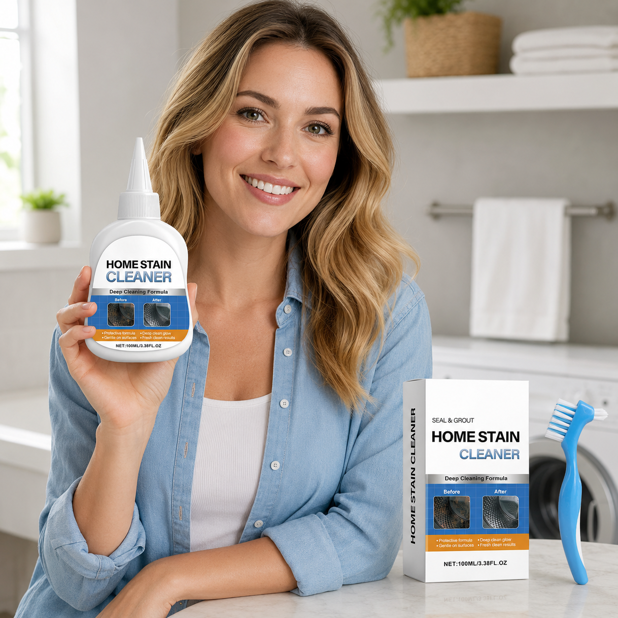 Miracle Mold Remover Gel + Scrub Brush