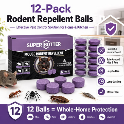 12 Individually Wrapped Natural Rodent Repellent Packs🐭