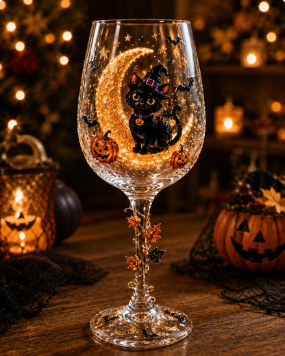 🔥🎁Halloween 3D Wine Glass Collection Gift Box Set✨