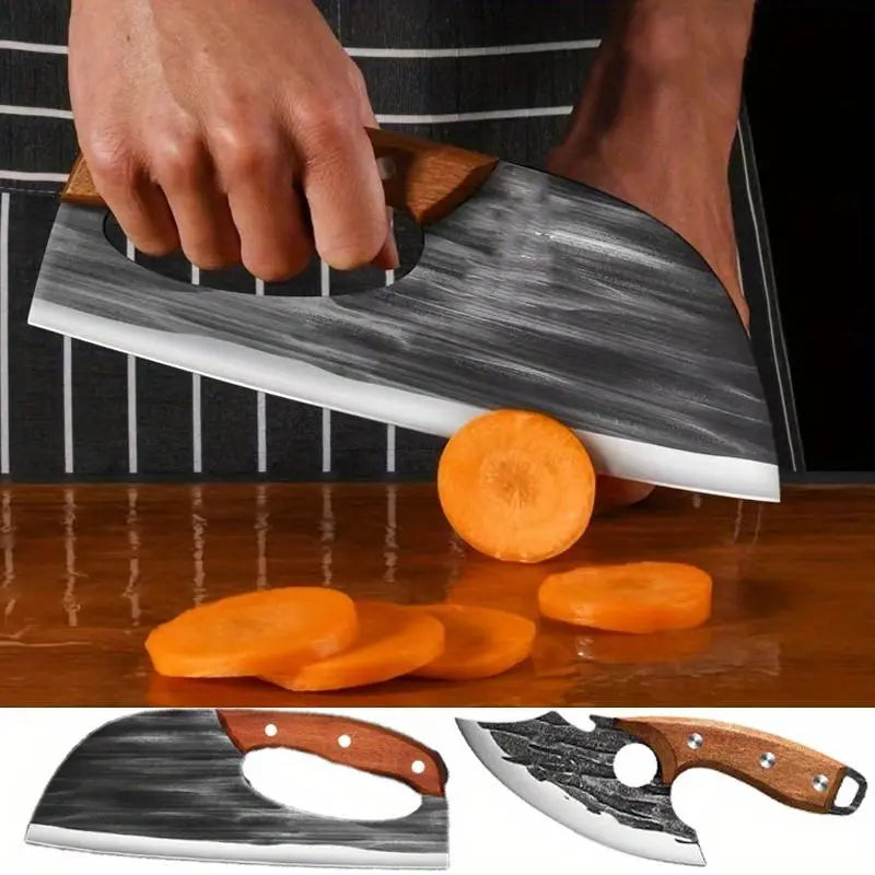 🔥Buy 1 Get 1 Free 🔥Forged Kitchen Knife Set - Sharp Durable Meat Cleaver Chef Knife