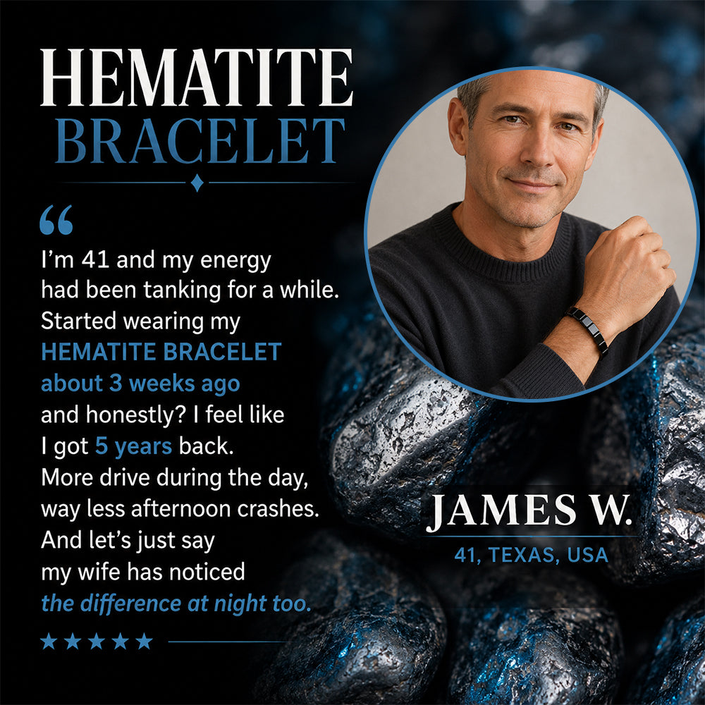 ✨50% OFF TODAY🖤 Hematite Bracelet for Everyday Balance