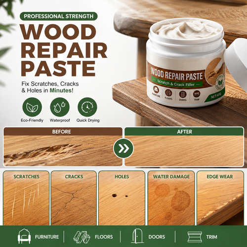 Wood Repair Paste for Furniture and Floor