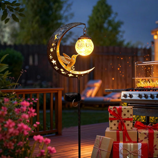 🔥 HOT SALE 50% OFF – Solar Garden Light ✨  Turn Your Dark Backyard Into A Magical Glowing Paradise 🌙