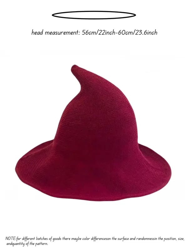 🧙 Knitted Wizard Hat  - ✨ Cozy Halloween Fantasy Costume Accessory(📦Buy 2 Free Shipping)
