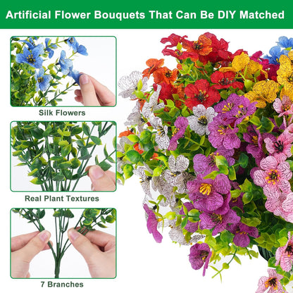 💥49% OFF🌺UV Resistant Colorful Artificial Flower💐🌺UV Resistant Fade-Free Colourful Artificial Flower