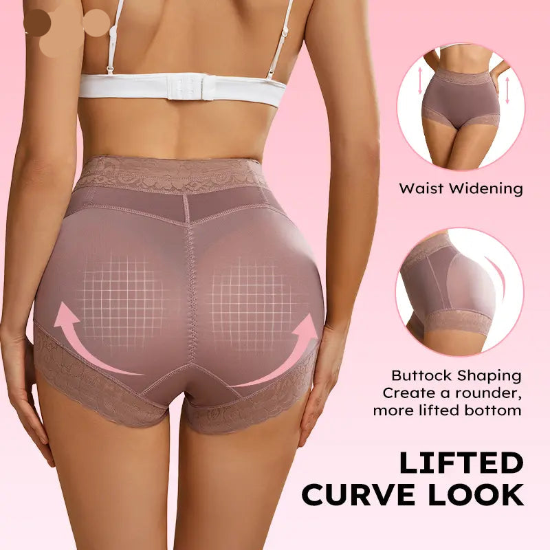 🔥 BUY 2 GET 1 FREE – Padded Booty Lift Shapewear Shorts | Instantly Lift, Shape & Smooth Your Curves