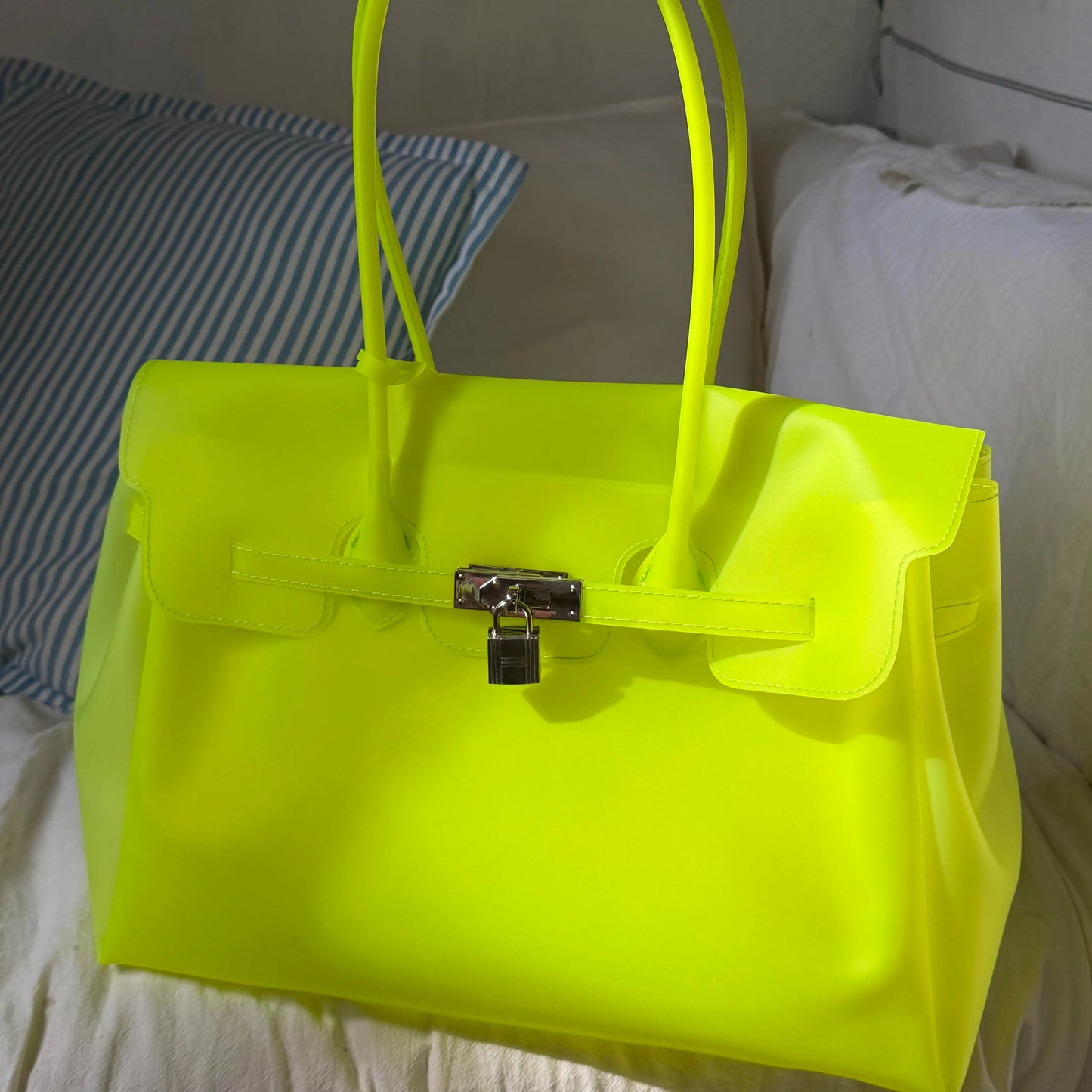 Transparent Jelly Shoulder Bag for Women, Summer TPU Handbag, Beach Tote Purse, Lightweight Crossbody Bag for Vacation & Daily Outfit