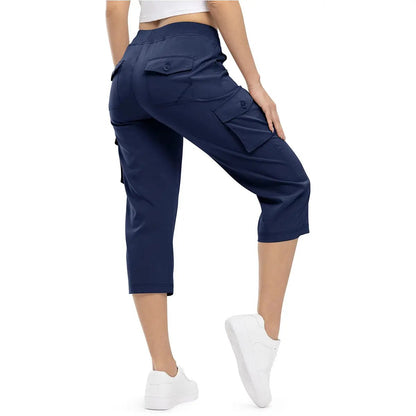 🔥Limited-time offer-Women's Lightweight Hiking Capris: Quick-Dry, 6 Pockets, Loose Fit