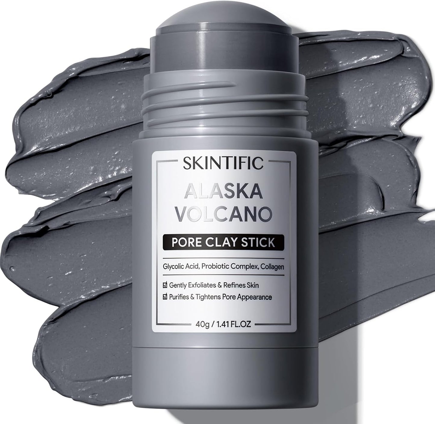 Skintific Alaska Volcano Blackhead & Pore Deep Cleansing Clay Mask Stick