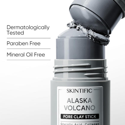 Skintific Alaska Volcano Blackhead & Pore Deep Cleansing Clay Mask Stick