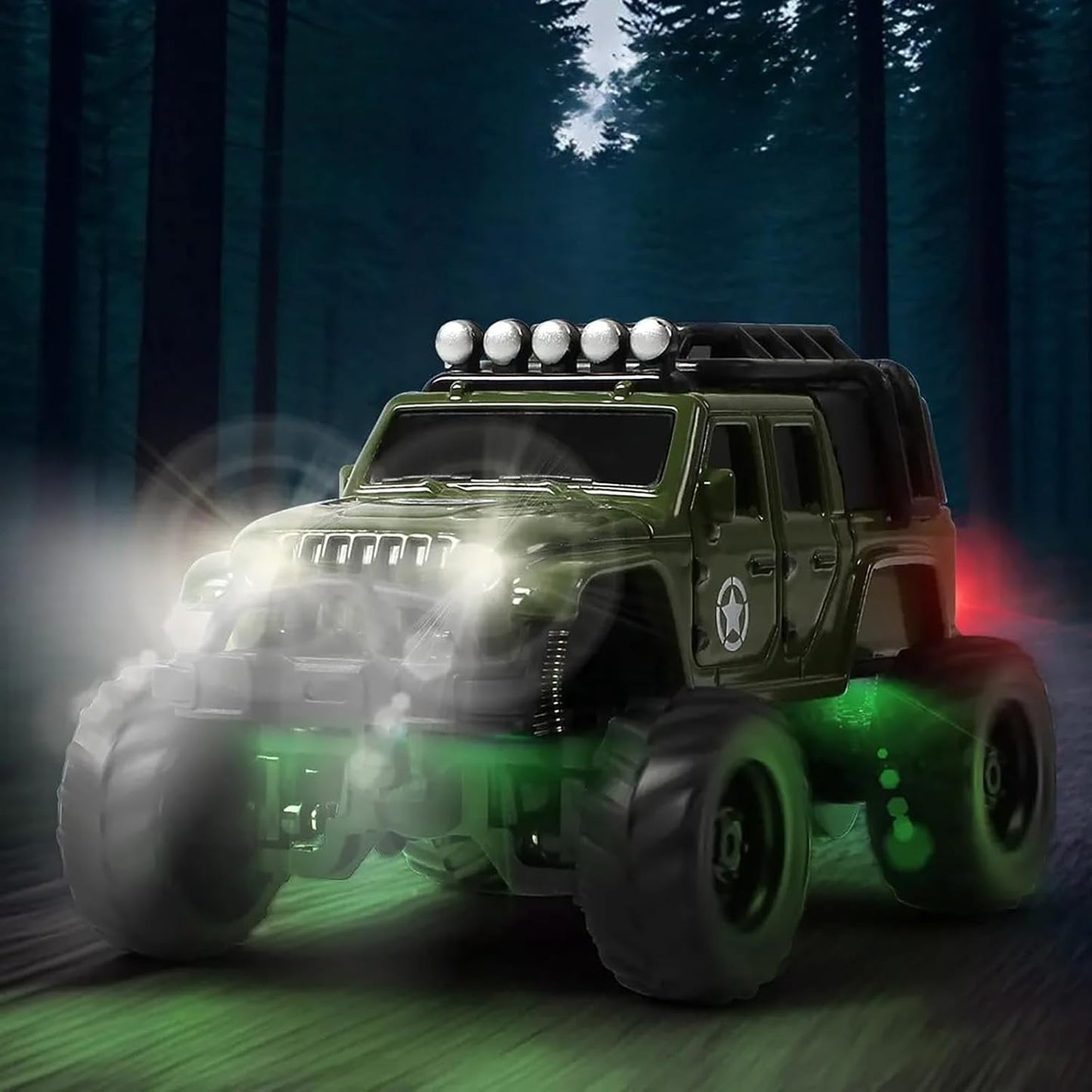 1:64 Mini Desktop Rc Truck-Mini Beast Off-Road Truck with Remote Control