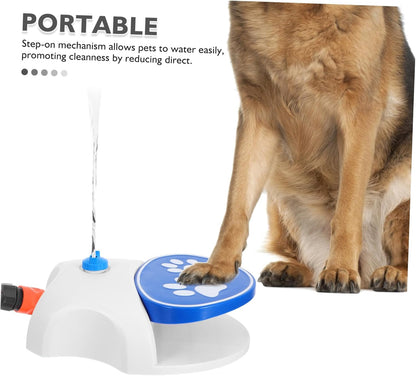 💦🐕Outdoor Paw‑Activated Dog Water Fountain – Step‑On Pedal
