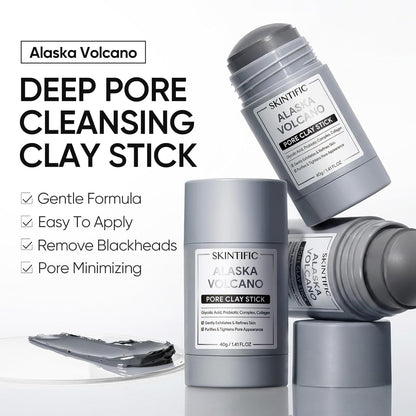 Skintific Alaska Volcano Blackhead & Pore Deep Cleansing Clay Mask Stick