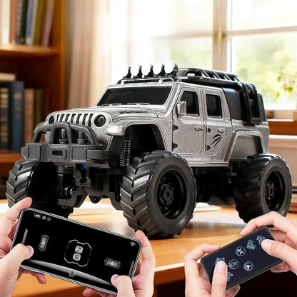 1:64 Mini Desktop Rc Truck-Mini Beast Off-Road Truck with Remote Control
